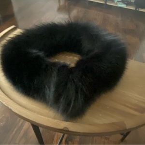 100 % Black fox headband/neck scarf